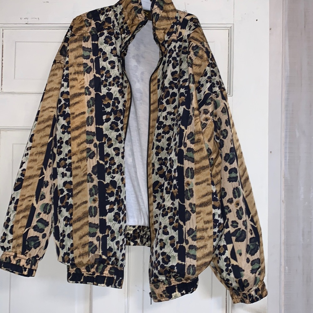 Leopard Bomber Jacket